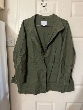 Old Navy Olive Green Utility Anorak Jacket